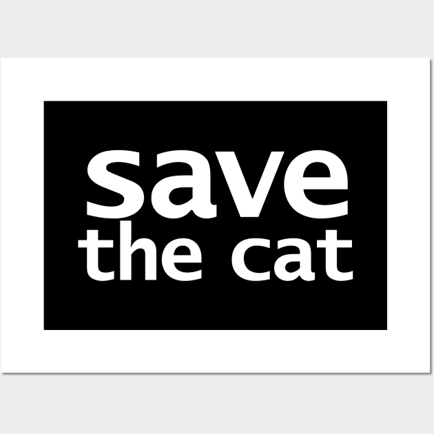 Sci Fi Save the Cat Wall Art by ellenhenryart